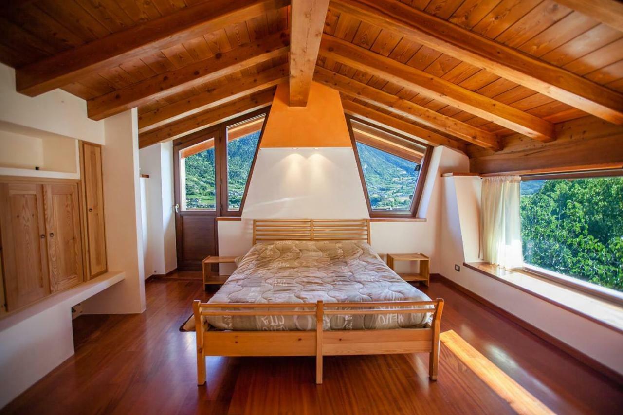 Apartmán Casa Panoramica Aosta Exteriér fotografie