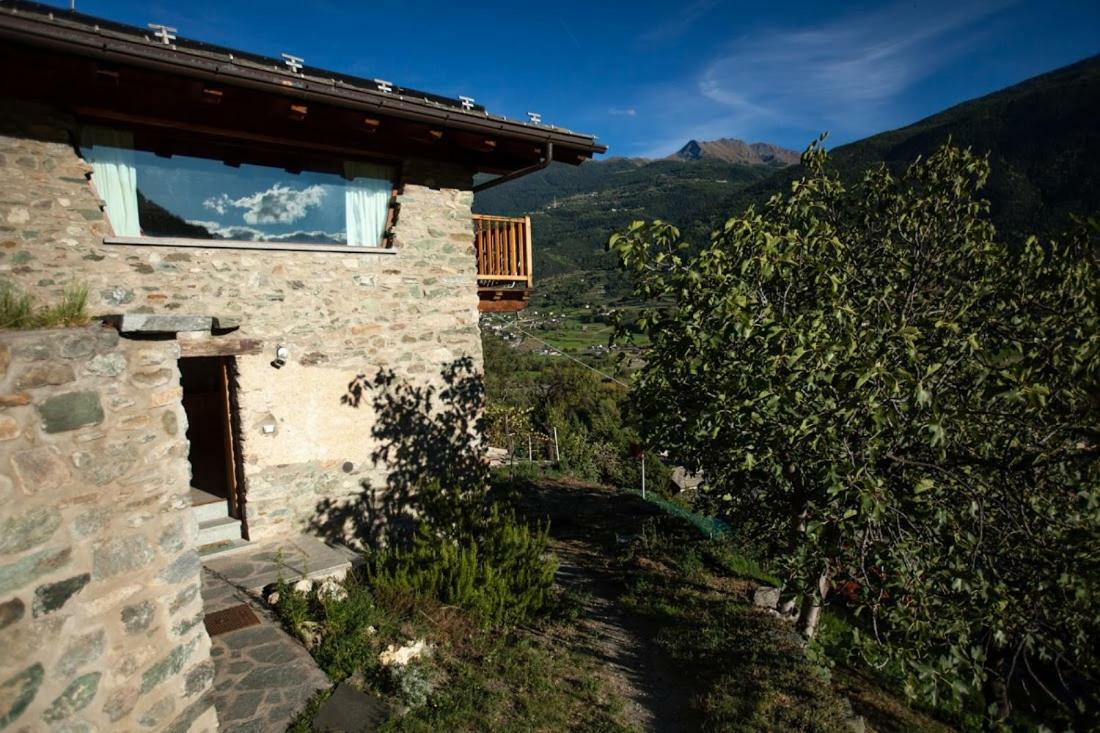 Apartmán Casa Panoramica Aosta Exteriér fotografie